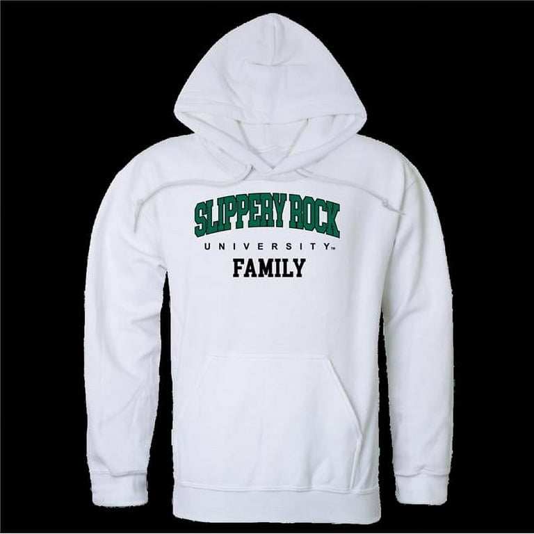 Slippery Rock University The Rock Family Hoodie White Medium Walmart