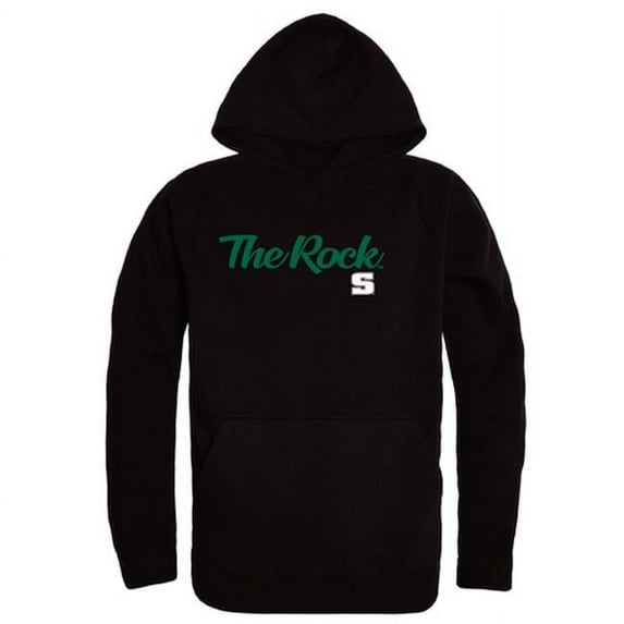 Slippery Rock University The Rock Script Hoodie, Black - 2XL