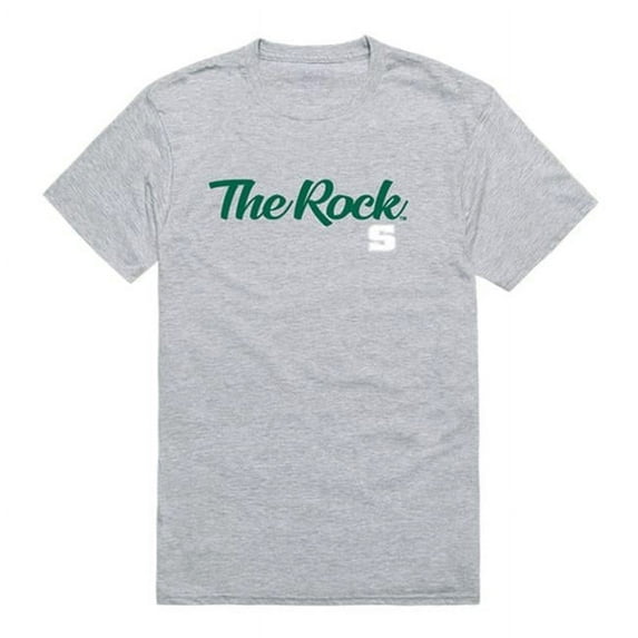Slippery Rock University The Rock Script T-Shirt, Heather Grey - Extra Large