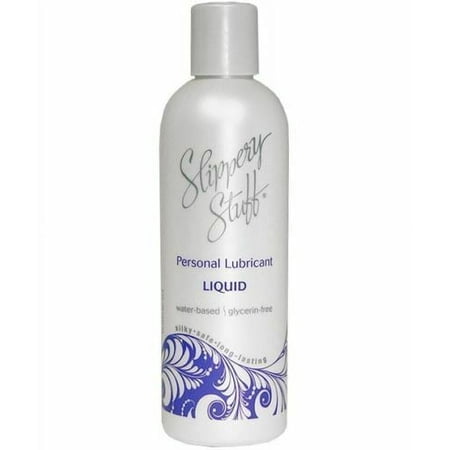 Slippery Stuff Liquid Premium Water Based Personal Lubricant, 8 oz.