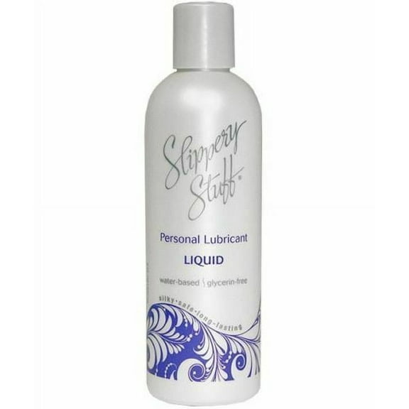Slippery Stuff Liquid Premium Water Based Personal Lubricant, 8 oz.