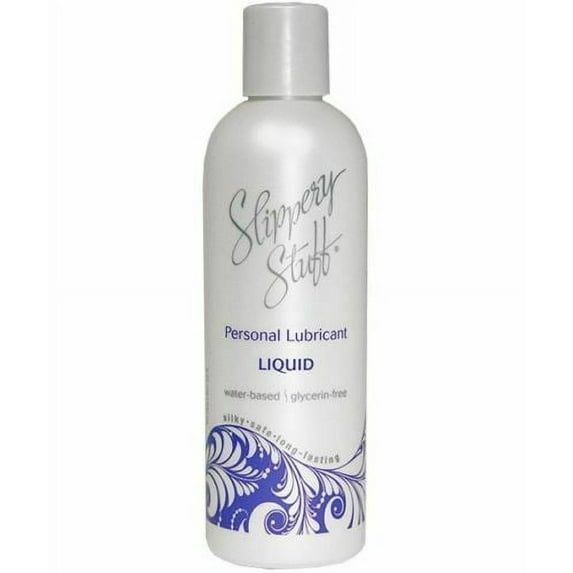Slippery Stuff Liquid Premium Water Based Personal Lubricant, 8 oz.