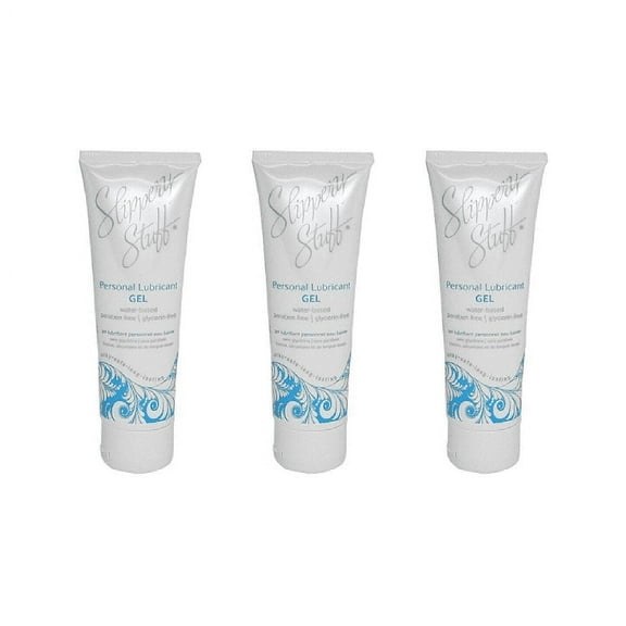 Slippery Stuff Water Based Lubricant Gel 4oz Tube - 3 Pack