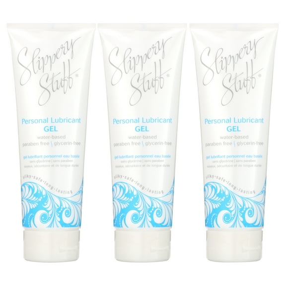 Slippery Stuff Water Based Lubricant Gel 8oz - 3 Pack