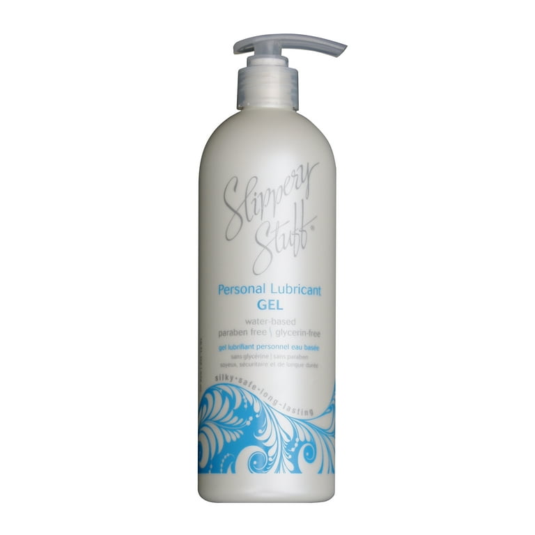 slippery stuff personal lubricant Slippery Stuff Water-based Jelly, 16-oz Bottle with Convenient Dispenser