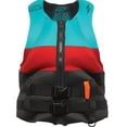 thumbnail image 1 of Slippery Surge Neo Mens Life Vest Black/Aqua LG, 1 of 2