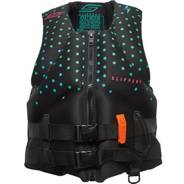 Slippery Surge Neo Womens Life Vest Black/Mint MD