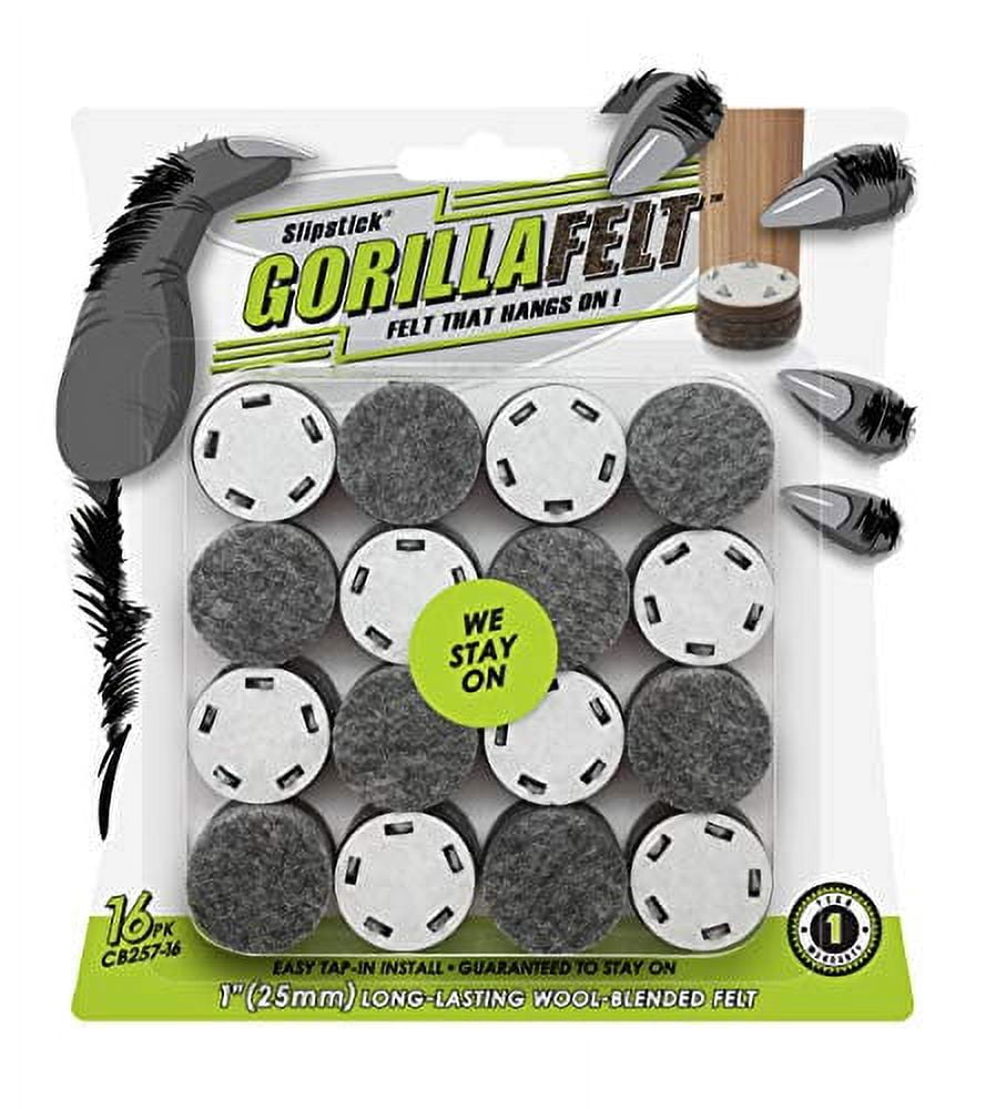 GorillaFelt 1 Inch Round Wool Blended Felt Chair Glides