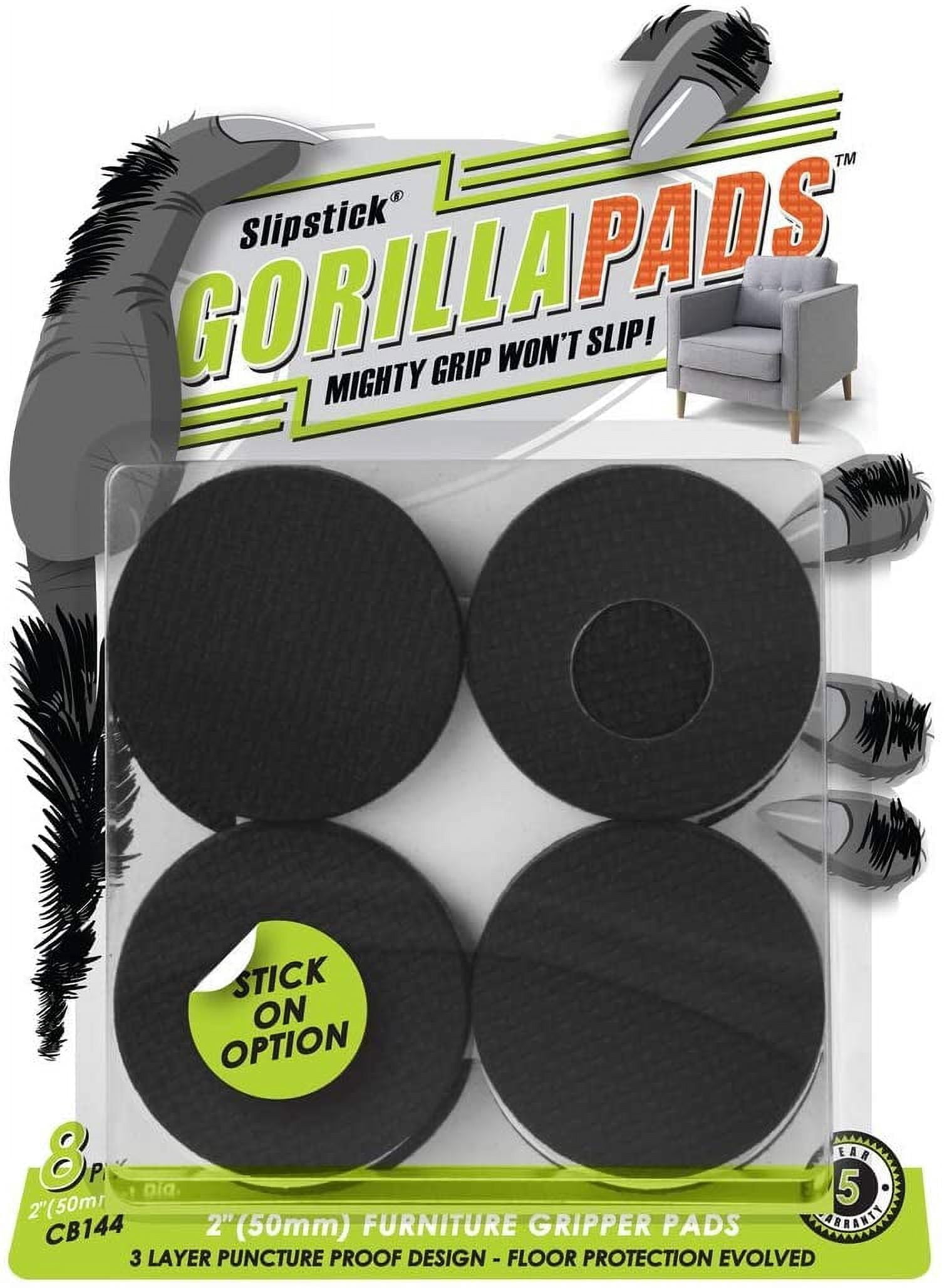 Slipstick GorillaPads CB144 Non Slip Furniture Pads/Grippers (Set of 8