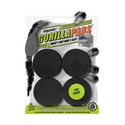 Slipstick GorillaPads CB144 Non Slip Furniture Pads/Grippers (Set of 8) Furniture Feet Floor Protectors, 2 Inch Round, Black