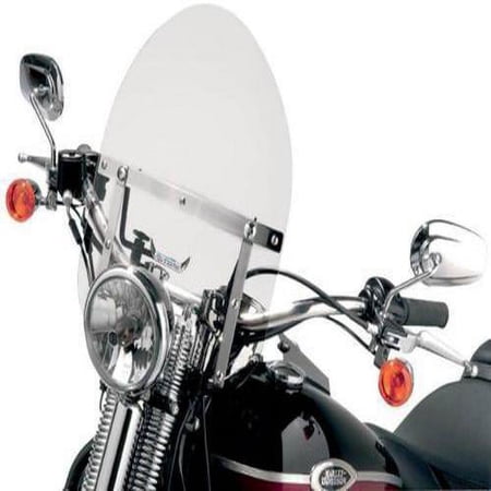 Slipstreamer HD-3CHR-C HD-3 Tombstone Windshield with Chrome Hardware