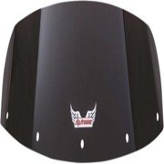 Slipstreamer Replacement Windshield 6" Dark Smoke Tinted Lucite Cruiser Street Shield S-192-6DS