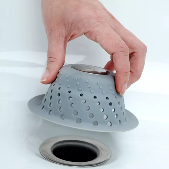 Slipx Solutions Seal Tight Drain Protector In Gray