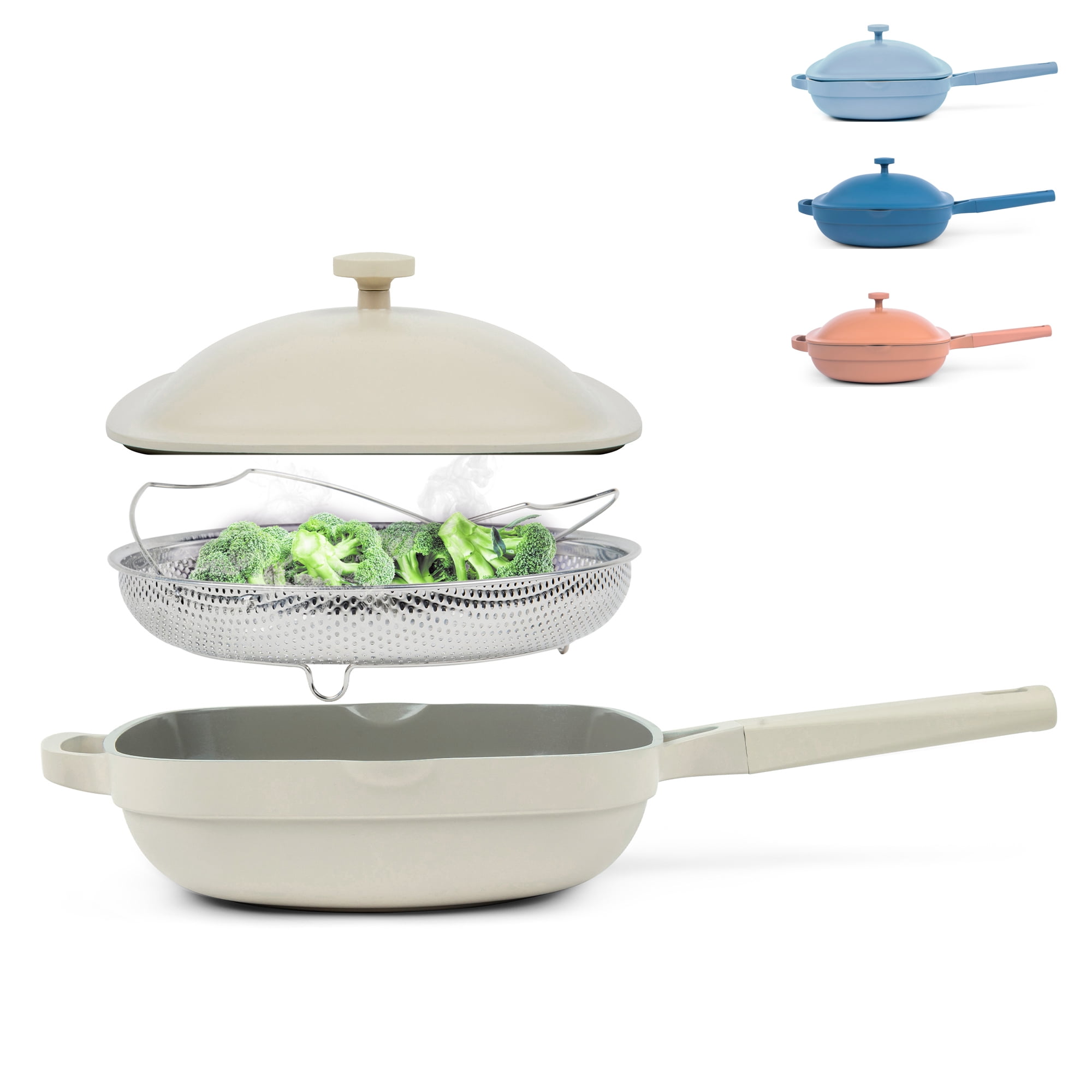 Sliq Ceramic Nonstick Cookware Set (12 pcs), Non Toxic PFOA and PTFE F –  Get Sliq