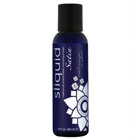Sliquid Naturals Satin Aloe & Carrageenan Infused Water-Based Personal Lubricant Gel, 2 oz