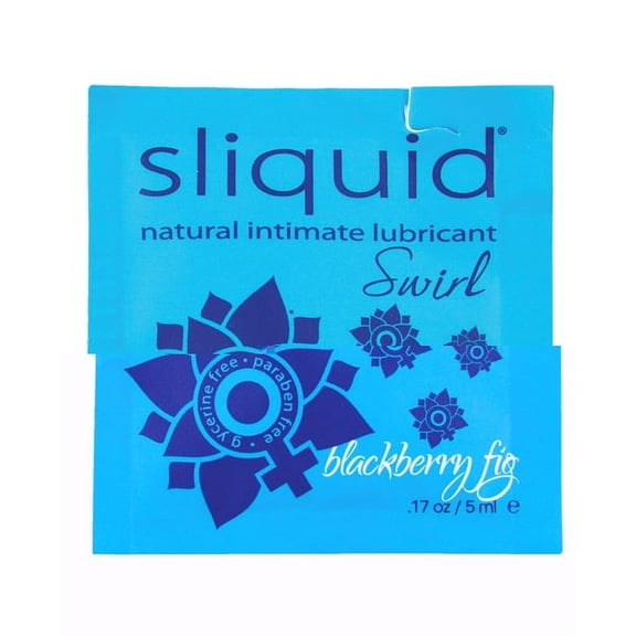 Sliquid Naturals Swirl Lubricant Pillow - .17 Oz Fig