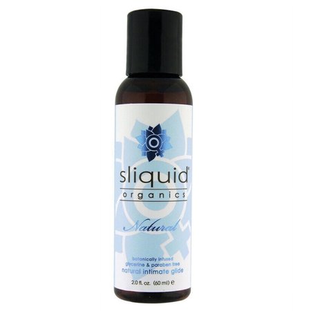 Sliquid Organics Natural Organic Aloe and Water Based Premium Personal Lubricant, 2 fl. Oz.