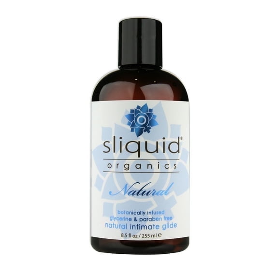 Sliquid Organics Natural Organic Aloe and Water Based Premium Personal Lubricant, 8.5 fl. Oz.