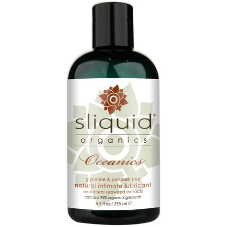 Sliquid Organics Oceanics - Water-Based Liquid Lube | 8.5oz Bottle
