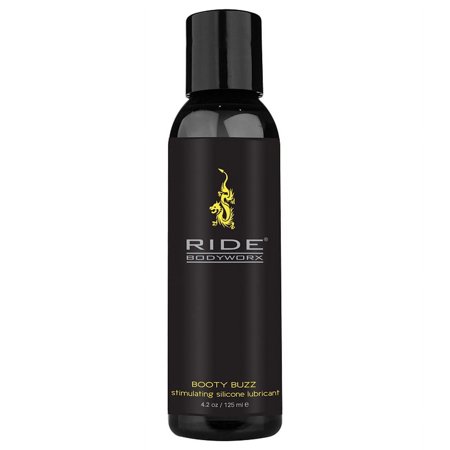 Sliquid Ride Bodyworx Booty Buzz Silicone Based Personal Lubricant Gel , 4.2 oz