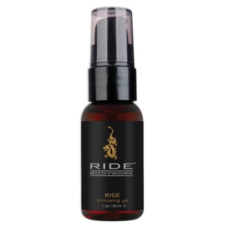 Sliquid Ride Bodyworx Rise Stimulating Water Based Male Pleasure Gel, Peppermint, 1 oz