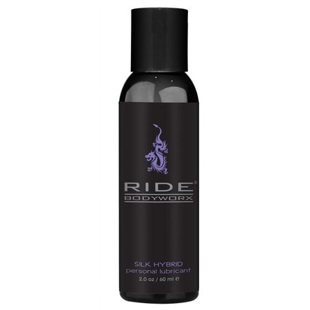 Sliquid Ride Bodyworx Silk Hybrid Personal Lubricant, 2 oz,Gel