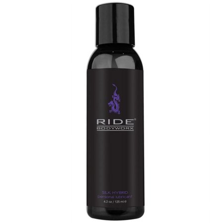 Sliquid Ride Bodyworx Silk Hybrid Personal Lubricant, 4.2 oz,Gel