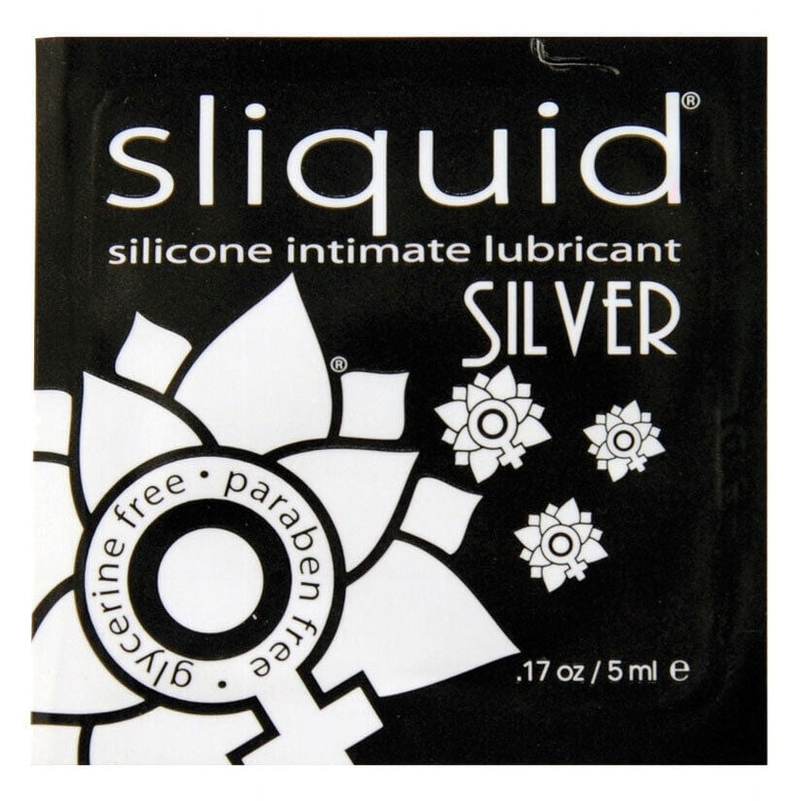 Sliquid Silver Premium Silicone Based Personal Lubricant, 0.17 fl oz ...