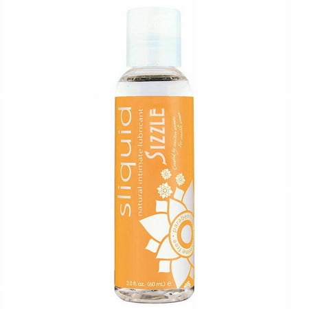Sliquid Sizzle Natural Premium Water Based Warming + Cooling Lubricant