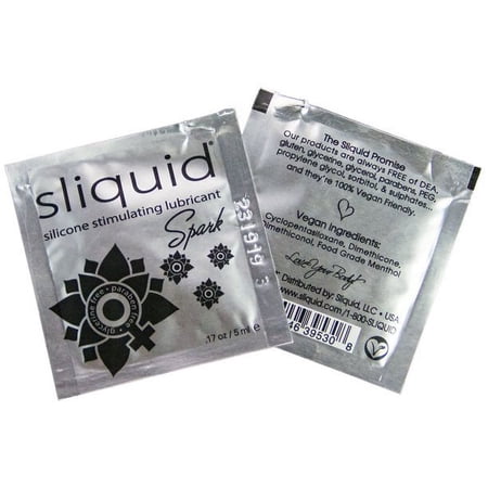 Sliquid Spark Silicone Lubricant Pillows (200)