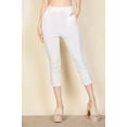 thumbnail image 1 of Slit Hem Cropped Pants, 1 of 2