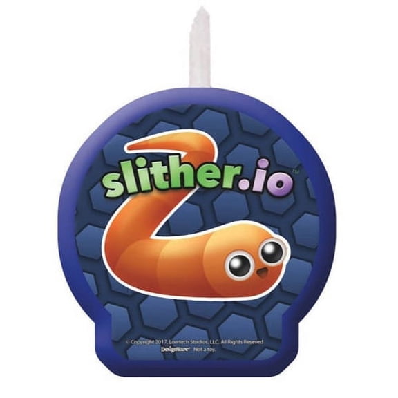 Slither.io Molded Candle