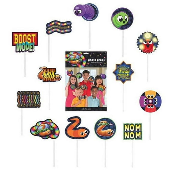 Slither.io Photo Prop Set (13pc)