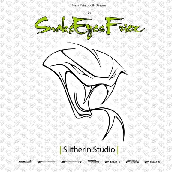 Slitherin Studio: Forza Paintbooth designs by SnakeEyes Friex (Paperback)