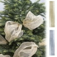 thumbnail image 1 of Sliver Deco Mesh Christmas Ribbon 20-Inch Wide, Metallic Glitter Wire Mesh Netting for Tree Decorating, Wreath Making, Garland Crafting and Holiday Bow Designs (10-Yard Roll), 1 of 4