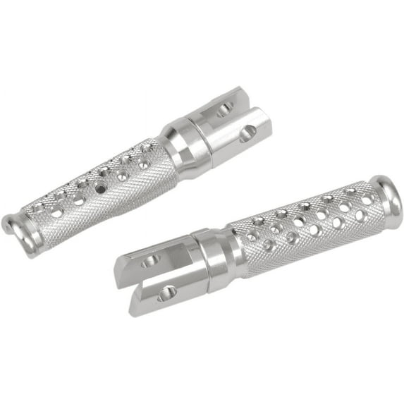 Sliver Slashed Rear Foot Pegs for Kawasaki ZX6R 2000-2002