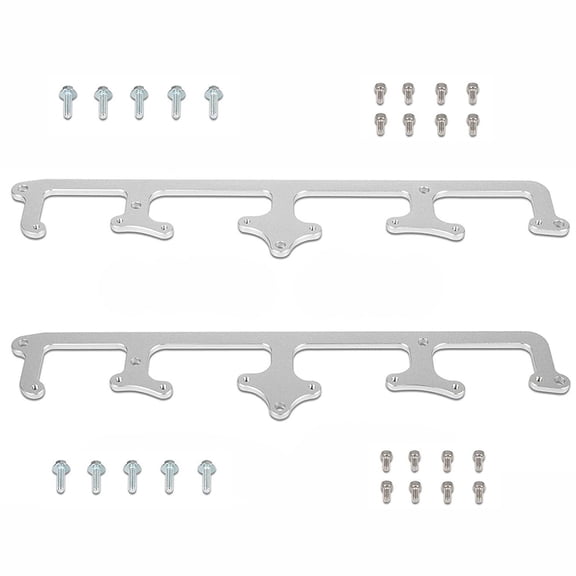 Sliver Truck Side Bolt Coil Brackets Mount Valve Cover For 5.3L LS 19005218 LSX