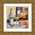 thumbnail image 1 of Slivka, Jane 12x12 Gold Ornate Wood Framed with Double Matting Museum Art Print Titled - Sauvignon Blanc Square, 1 of 4