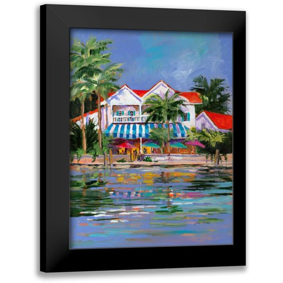 Slivka, Jane 12x14 Black Modern Framed Museum Art Print Titled - Beach Resort I