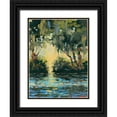 thumbnail image 1 of Slivka, Jane 12x14 Black Ornate Wood Framed with Double Matting Museum Art Print Titled - Deep in the Forest, 1 of 4