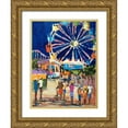 thumbnail image 1 of Slivka, Jane 12x14 Gold Ornate Wood Framed with Double Matting Museum Art Print Titled - Carnival, 1 of 4