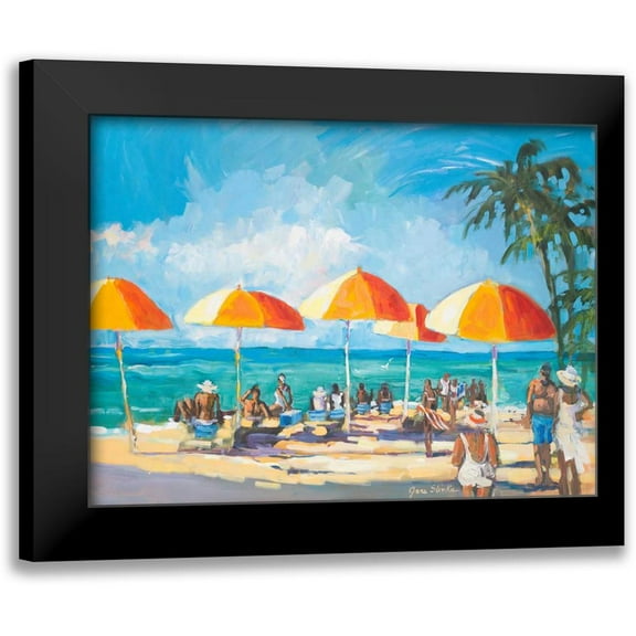 Slivka, Jane 14x12 Black Modern Framed Museum Art Print Titled - Sunny Daze