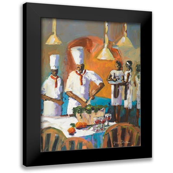 Slivka, Jane 15x18 Black Modern Framed Museum Art Print Titled - A Touch of Spice III