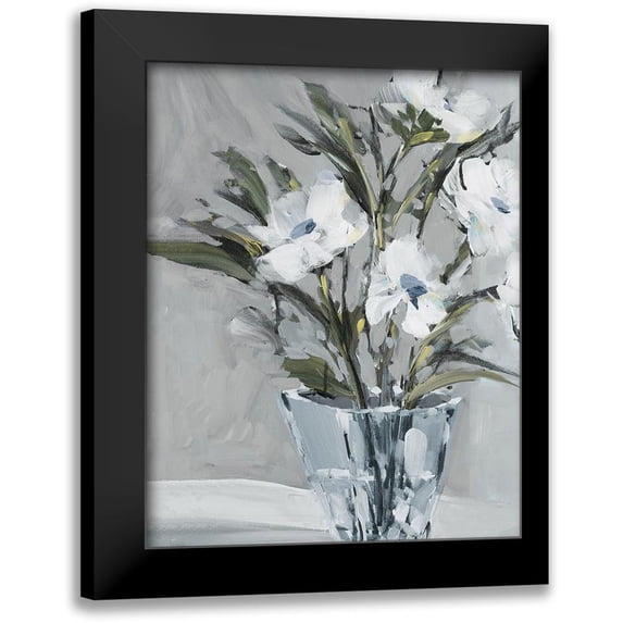 Slivka, Jane 15x18 Black Modern Framed Museum Art Print Titled - Evening Flowers