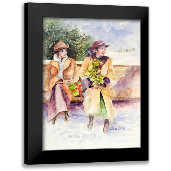 Slivka, Jane 15x18 Black Modern Framed Museum Art Print Titled - Holiday Spirit