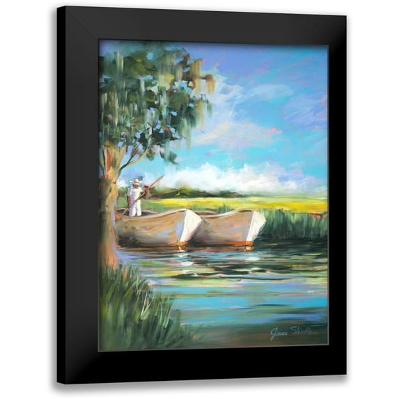 Slivka, Jane 15x18 Black Modern Framed Museum Art Print Titled - On the Water