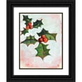 thumbnail image 1 of Slivka, Jane 15x18 Black Ornate Wood Framed with Double Matting Museum Art Print Titled - Mistletoe Holiday, 1 of 4