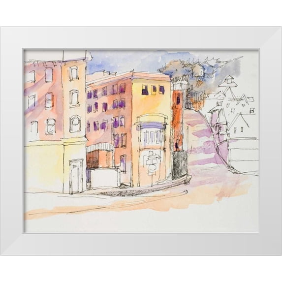Slivka, Jane 18x15 White Modern Wood Framed Museum Art Print Titled - Cumberland