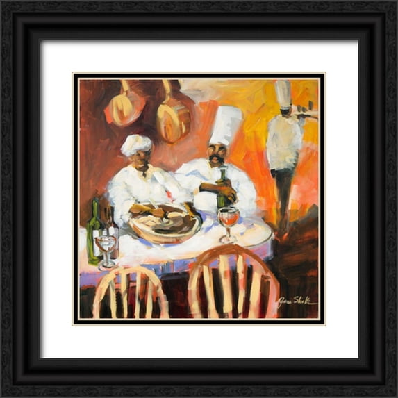 Slivka, Jane 20x20 Black Ornate Wood Framed with Double Matting Museum Art Print Titled - A Touch of Spice I