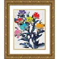 thumbnail image 1 of Slivka, Jane 26x32 Gold Ornate Wood Framed with Double Matting Museum Art Print Titled - Graceful Neon, 1 of 4